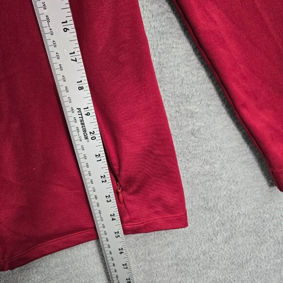 Gymshark Women Jacket M Red Track‎ Powertech Logo Zipper Long Sleeve - Picture 5 of 10